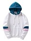 cheap Men&#039;s Clothing-Men&#039;s Hoodie Bishop Sleeve Pocket Hooded Medium Spring &amp;  Fall Blue Orange White
