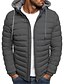 cheap Best Sellers-men&#039;s water-resistant hooded thickened insulated quilted puffer coat heavy padded winter parka anorak jacket (blue,xx-large)