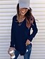 cheap Sweaters-Women&#039;s Pullover Sweater Jumper Jumper Knit Tunic Lace up Hollow Out Solid Color V Neck Basic Sexy Daily Date Spring Fall Black White S M L