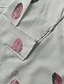 economico Tops &amp; Blouses-Per donna Camicia Blusa Pop art Piume Bianco Tasche Manica lunga Informale Giornaliero Essenziale Informale Colletto Adattabile Primavera Autunno