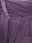 abordables Skirts-jupe femme midi tulle jupe longue rose amande noir violet jupes maille superposée doublée élégante fête quotidienne s m l