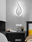 abordables Appliques Murales d&#039;Intérieur-lightinthebox 1 lumière 31 cm appliques murales LED en forme de feu appliques murales design style minimaliste moderne magasins/cafés applique murale en acrylique générique 10 w ip44