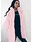 cheap Furs &amp; Leathers-Women&#039;s Faux Fur Coat Regular Fur Collar Coat White Black Pink Yellow Fuchsia Stylish Christmas Fall Open Front Turndown Regular Fit S M L XL XXL 3XL / Warm