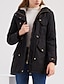 cheap Down&amp; Parkas-Women&#039;s Daily Winter Parka Windproof Fleece Lined Jacket