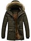 cheap Best Sellers-Men&#039;s Puffer Jacket Winter Jacket Quilted Jacket Winter Coat Parka Windproof Warm Solid Color Outerwear Clothing Apparel Black khaki Coffee