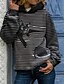 cheap Hoodies &amp; Sweatshirts-Women&#039;s Hoodie Pullover Basic Black Blue Gray Graphic Cat Casual Long Sleeve Hooded S M L XL XXL 3XL