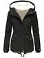 cheap Down&amp; Parkas-Women&#039;s Daily Winter Parka Windproof Fleece Lined Jacket