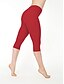 economico Leggings da Donna-Per donna Informale Sportivo Vita elastica Ghette pantaloncini capri Pantaloncini scrunch Polpaccio Pantaloni Elasticizzato Giornaliero Yoga Misto cotone Vita alta Leggero Sport Taglia piccola Grigio