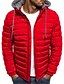 baratos Best Sellers-casaco masculino acolchoado acolchoado com capuz e resistente à água, resistente à água, casaco pesado de inverno parka anoraque (azul, xx-grande)