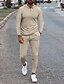 billige Herre Mode Beklædning-mænds efterår langærmet slim trend afslappet mode sportsdragt trend