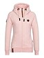 cheap Coats &amp; Trench Coats-Women&#039;s Teddy Coat Fall &amp; Winter Daily Regular Coat Zipper Slim Sporty Basic Jacket Long Sleeve Solid Colored Yellow Blushing Pink Wine / Cotton