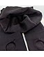 baratos Graphic Chic-Mulheres Calças de lã Calças Cintura Alta Comprimento total Preto Outono &amp; inverno