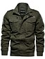 economico Best Sellers-giacca militare uomo giacca cargo uomo giacche tattiche spesse giacca casual da uomo cappotto militare giacca da escursionismo da uomo kaki
