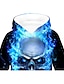 cheap Boys&#039; Hoodies &amp; Sweatshirts-Boys&#039; 3D Skull Print Halloween Hoodie