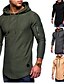 cheap Men&#039;s-Men&#039;s Hoodies &amp; Sweatshirts Shirt Zipper Round Neck Standard Spring, Fall, Winter, Summer Black khaki Dark Gray Army Green