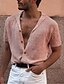 baratos Men&#039;s-Camisola de manga curta de lapela estilo masculino camisola de manga curta de verão fina sy0079
