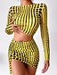 cheap Two Piece Sets-Women&#039;s Sexy Streetwear Polka Dot Casual Daily Two Piece Set Skirt Mini Skirt A-Line Skirt Crop Top Skirt Sets Ruched Drawstring Print Tops