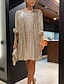 cheap Party Dresses-Elegant Women&#039;s Lace Up Sequin Mini Party Dress