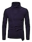 preiswerte Herrenmode-Rollkragenhemd Coiled Gola Marineblau Weiß Schwarz Bekleidung Essential