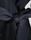 cheap Coats &amp; Trench Coats-Women&#039;s Trench Coat Belted Long Coat Single Breasted Overcoat Elegant Lady Jacket Windproof Warm Winter Coat Fall Jacket Long Sleeve Navy Blue Beige
