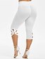 cheap Pants-Women&#039;s Casual / Sporty Athleisure Cut Out Shorts Scrunch Butt Shorts Anti Chafing Shorts Calf-Length Pants Micro-elastic Leisure Sports Weekend Plain Mid Waist Comfort Sports Slim White Black Blue