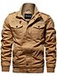 economico Best Sellers-giacca militare uomo giacca cargo uomo giacche tattiche spesse giacca casual da uomo cappotto militare giacca da escursionismo da uomo kaki
