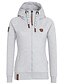 preiswerte Damenmäntel und Trenchcoats-Damen Teddy-Mantel Herbst Winter Alltag Standard Mantel Reisverschluss Schlank Sport Grundlegend Jacken Langarm Solide Gelb Rosa Wein / Baumwolle