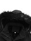 cheap Coats &amp; Trench Coats-Women&#039;s Parka Fur Trim Pocket Regular Coat Black Purple Wine Navy Blue Dark Green Street Elegant Zipper Fall Turndown Regular Fit M L XL XXL 3XL / Going out