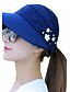 cheap Hats-Women&#039;s Protective Hat Print Holiday Outdoor Beach Beige Khaki Flower Hat / Fall / Winter / Spring / Summer