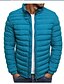 cheap All Sale-Men&#039;s Padded Regular Coat Regular Fit Jacket Solid Colored Blue Gray Green