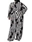 cheap Plus Size Jumpsuits-Women&#039;s Plus Size Jumpsuit Lace up Print Long Sleeve Floral Solid Colored Fall Spring Streetwear Black L XL XXL 3XL 4XL / V Neck
