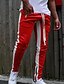 cheap Sweatpants-Men&#039;s Sporty Slim Sweatpants with Patchwork Stripe