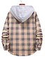 cheap Men&#039;s Clothing-Men&#039;s Hoodies &amp; Sweatshirts Shirt Blazer Jacket Printing Medium Spring, Fall, Winter, Summer Green khaki