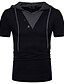 billige Herre Mode Beklædning-sommer stil afslappet mode herre en kode stil falsk todelt kortærmet t-shirt med hætte