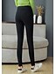 abordables Graphic Chic-Femme basique Confort Quotidien Intérieur Leggings Pantalon Couleur Pleine Toute la longueur Noir Gris