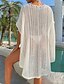 cheap Cover-Ups-UV Protection Modest Swimwear Lace Up Dress
