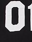 abordables Ensembles de look familial-Regard de la famille Coton T-shirt du quotidien Lettre Imprimer Blanche Noir Manches Courtes Actif Tenues assorties / L&#039;autume / Eté / Décontractée