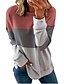economico Felpe e maglieda-felpe da donna stampa tie dye a righe color block manica lunga comode magliette casual morbide allentate