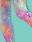 preiswerte Hosen &amp; Leggings für Mädchen-Kinder Mädchen Gamaschen Regenbogen Bedruckt Galaxis Grafik Aktiv Stumpfhosen 4-12 Jahre / Herbst