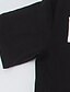 preiswerte Familien-Look-Sets-Familienblick Baumwolle T-Shirt Täglich Buchstabe Bedruckt Weiß Schwarz Kurzarm Aktiv Passende Outfits / Herbst / Sommer / Alltag