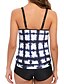 abordables Women&#039;s Swimsuits-Maillots de Bain Tankini 2 pièces Maillot de bain Femme Maillots de bain modestes Dos ouvert Imprimé pour les grosses poitrines Grande Taille à imprimé arc-en-ciel Tie Dye A Bretelles Camisole / Mode