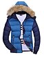 baratos All Sale-Casacos de neve de inverno masculinos com casaco de pele com capuz e acolchoado acolchoado quente