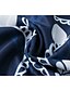 abordables Robes Casual-Femme Robe Droite Imprimer Col V Robe mi-longue basique du quotidien Manche Courte Eté Printemps
