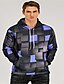 cheap Hoodies-Men&#039;s Unisex Optical Illusion Color Block 3D Hoodie Pullover Hoodie Sweatshirt 3D Print Chic &amp; Modern Country Hoodies Sweatshirts  Blue Purple Yellow