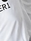 preiswerte Familien-Look-Sets-Papa und ich T-Shirt Täglich Grafik Buchstabe Bedruckt Weiß Kurzarm Aktiv Passende Outfits / Herbst / Sommer / Alltag