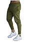 abordables Pants-Hombre Básico Pantalones de Deporte Longitud total Pantalones Color sólido Media cintura Vino Verde Ejército Negro Gris Claro S M L XL 2XL