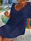 economico Cover-Ups-Women&#039;s Lace Up Swimwear Beach Dress UV Protection