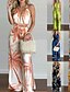 abordables Jumpsuits &amp; Rompers-combinaison femme été impression numérique combinaison fendue colorée femme