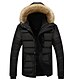 cheap All Sale-Men&#039;s Quilted Winter Sport Puffer Jacket with Detachable Hood