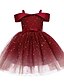 cheap Girls&#039; Dresses-Kids&#039; Sleeveless Polka Dot Galaxy Dress